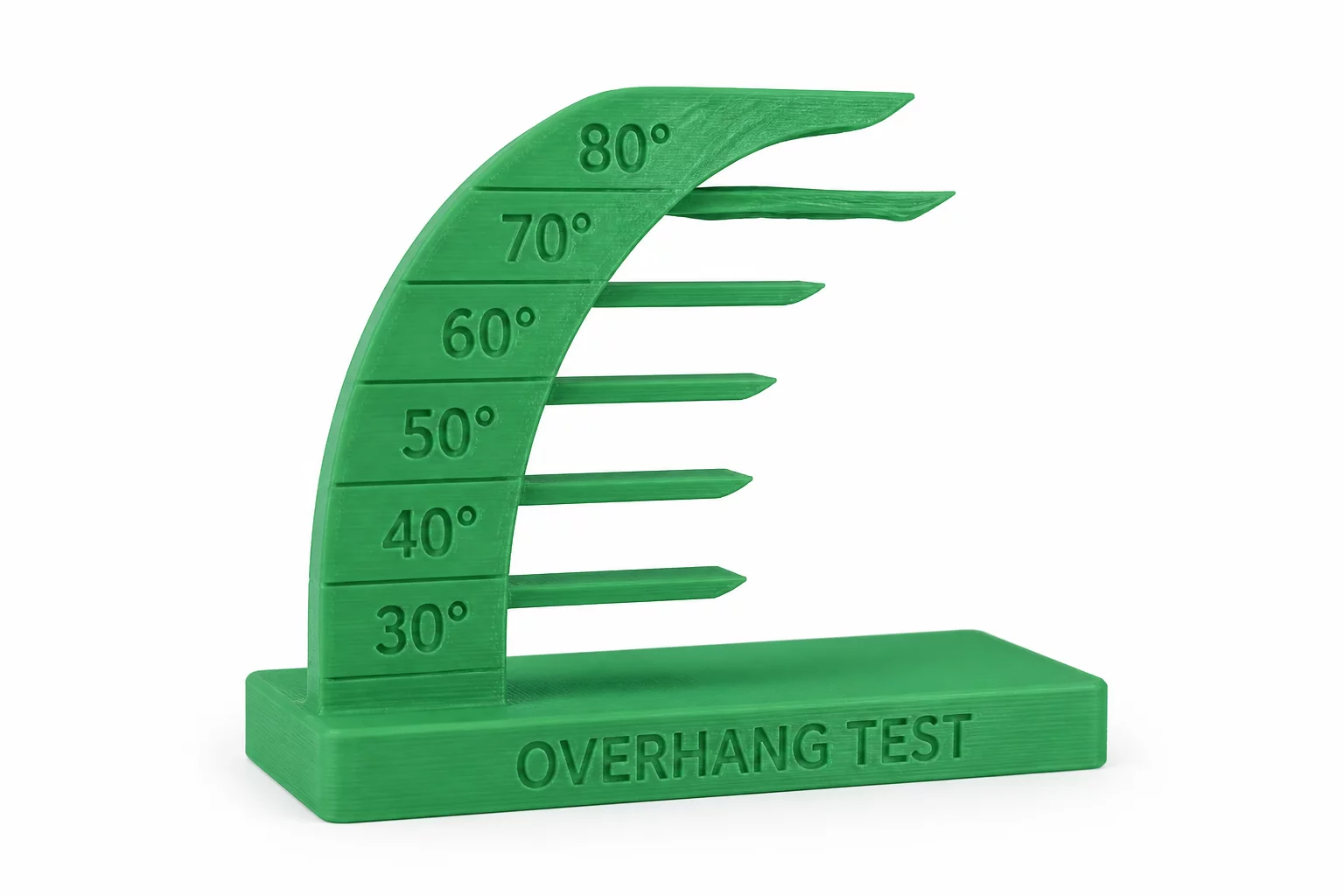PLA Overhang Trial Report